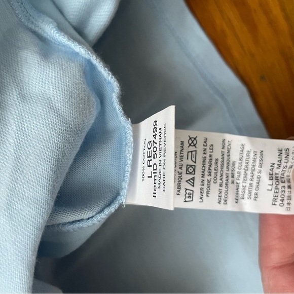 L.L. Bean Women’s Vacationland Maine Long Sleeve PJ Top large - Picture 4 of 5